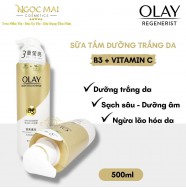 Sữa Tắm Dưỡng Trắng Da Olay B3 + Vitamin C Body Cellscience (500ml) Chính Hãng